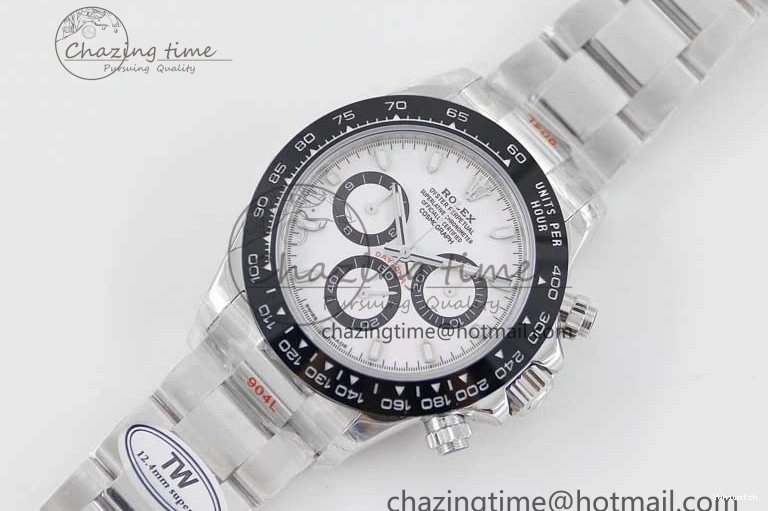 Edition Dial SS 116500 Daytona Best 904L Steel A7750 SS White Bracelet 1:1 TWF on 0108